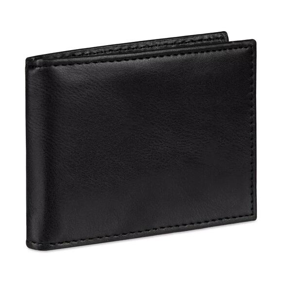 Sonoma Black Leather Trifold Wallet | RFID | Men’s Classic | NWT Gift Box - Picture 1 of 8